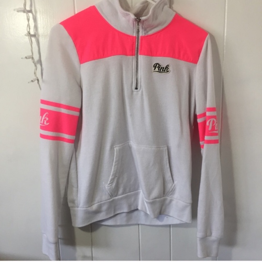 Half zip PINK top